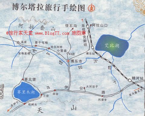       赛里木湖在新疆旅游"五区三线"中占有重要位置,是