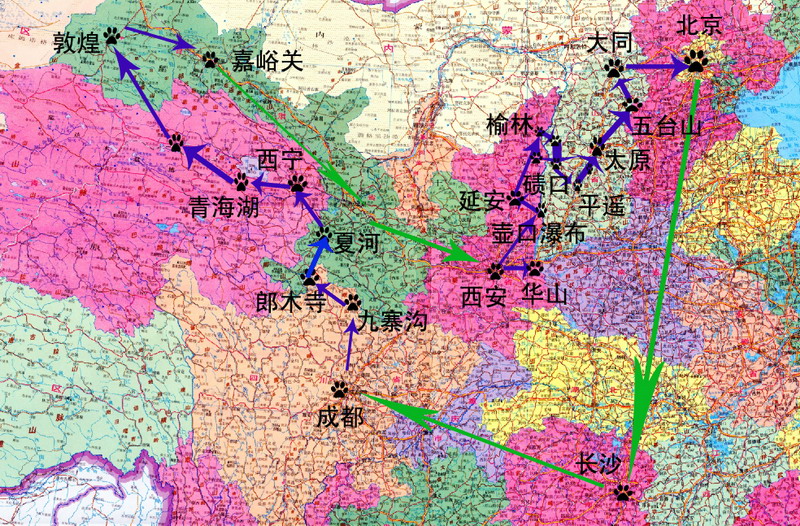 5月漂泊在西南之北---四川,甘肃,青海,陕西,山西之旅