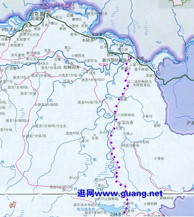 4 新兴鄂伦春族乡—茅兰沟—黄鱼卧子  102km 10.