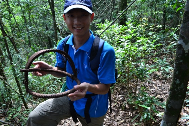 大号野猪夹,是这款吗,蕉岭县大峰嶂发现的    