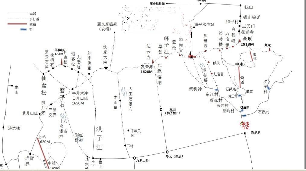 武功山户外线路介绍